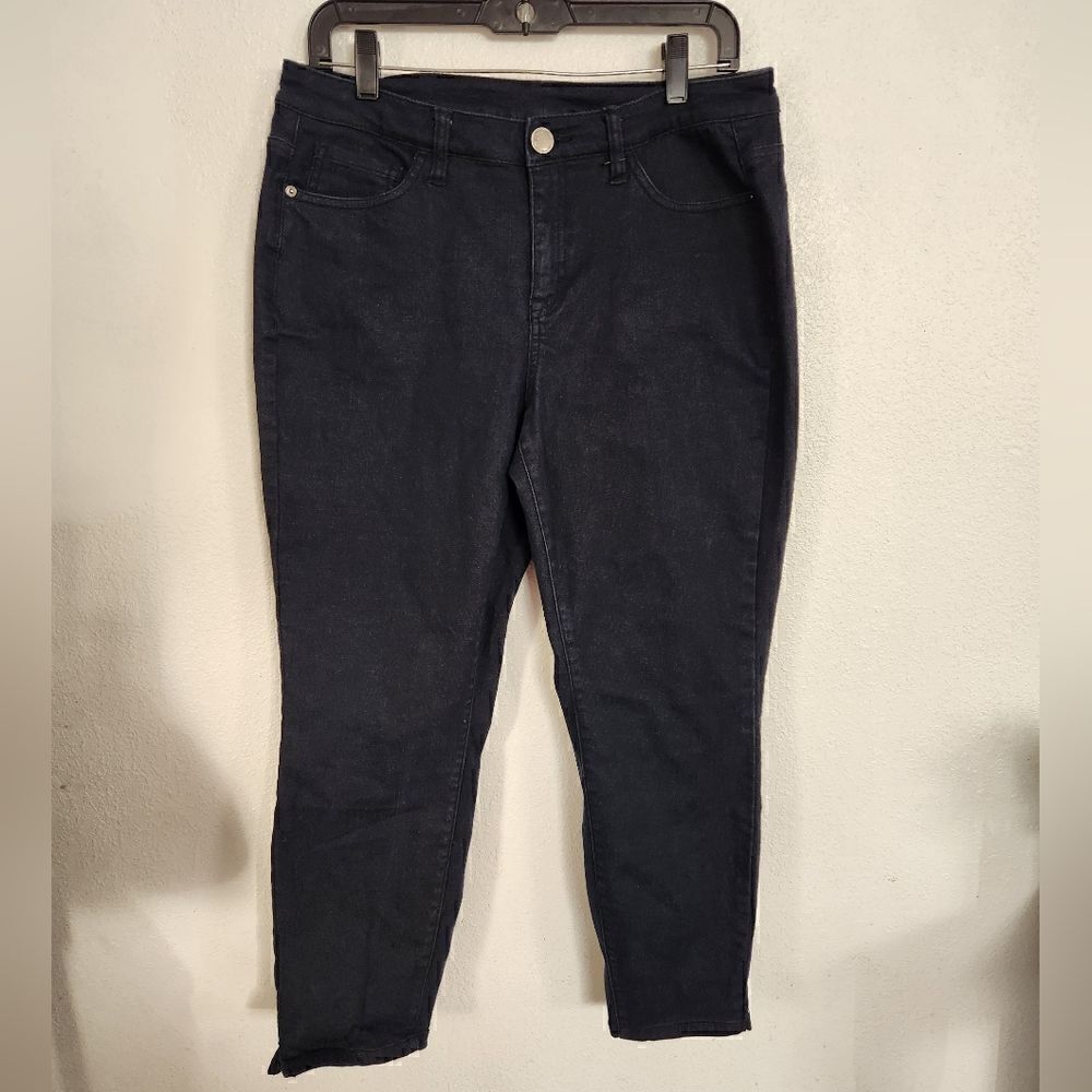 Lane Bryant Cropped Dark Blue Jeans Size 14